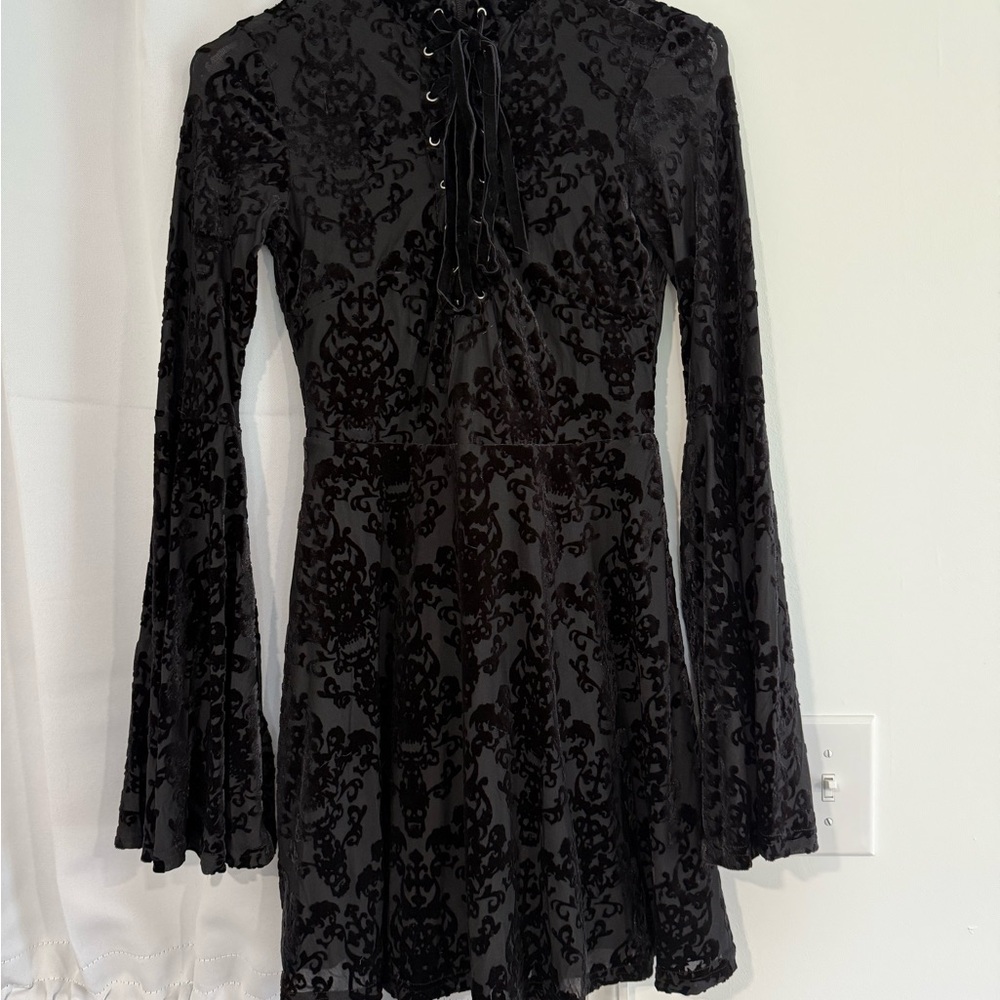 Killstar Lost Kingdom Lace-Up Dress
